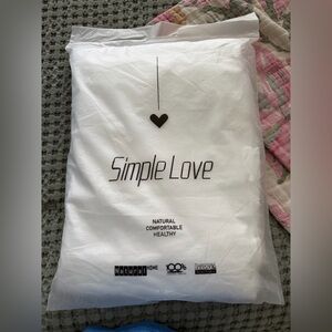 NEW Simple Love 4 Piece Sheet Set, QUEEN 100% European Flax Linen